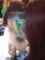 トリックストア(TRICK STORE)&nbsp;バリカンアート☆ラスタ＆レッドカラー