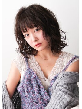 ルフ ヘアーデザイン(ruf hair design) 【ruf hair design】ツヤ感ミディ