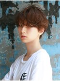 マッシュショート×ラフウェーブ