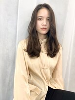 エムスラッシュ ストリートマーケット スマートサロン センター北(M.SLASH)&nbsp;M.SLASHセンター北/アシンメトリー/かきあげ前髪/くすみカラー