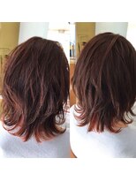 髪技空間アノン(anon)&nbsp;大人ミセス　インナーカラ－