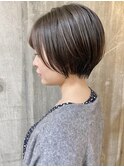 ナチュラルショートボブ