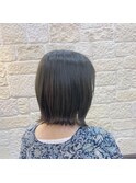 切りっぱなしボブ