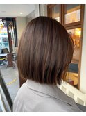 切りっぱなしボブ