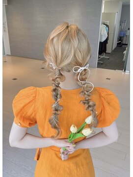 シエル(hair terrace Ciel) ツイン編みおろし