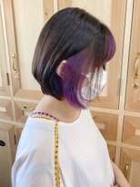 ユイマァルオアシス 倉敷店(YUIMARL OASIS) 前髪インナー×イヤリングカラー