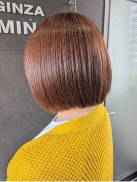 ギンザカミノア 東口店 高崎(GINZA CAMINOIA) 艶髪ミニボブ◇ライトブラウン