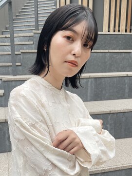 ビュートリアム265(BEAUTRIUM 265) きりっぱなしボブ/暗髪ボブ/地毛カラー/前髪カット/銀座有楽町