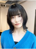 モードフェイスレイヤー_マチルダボブピンクベージュ_ba461081