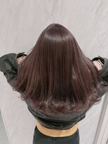 リー 京橋(Lee) 店長今里☆根元ををブリーチして髪質改善カラーでカシスピンク☆
