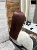 春カラーピンクカラー大和八木橿原髪質改善