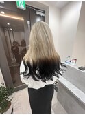 【*遊び心も大事*】ハイトーンベージュ×ブラック*