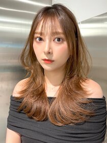 ロンドウル 熊本(Lond ulu) 大人美人なlayer style /ネオ韓国layer cut/フォギーベージュ