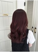 チェリーピンク/ブリーチなしダブルカラー/10代20代