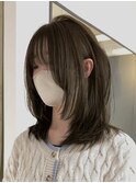 #ニュアンスレイヤー#フェイスレイヤー#オリーブ/岸本 理希