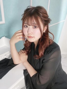 ヘア サロン クラン ソア 心斎橋店(hair salon clan soar) ねじりハーフツイン 【クランソア】ヘアセット/ヘアメ心斎橋