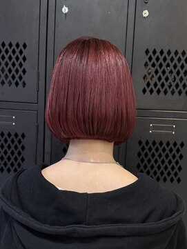 ヲタク(wotaku.) レッドカラーワインレッドカシスカラーボルドーカラー暖色カラー