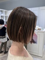 ヘアーアンドメイク ニューヨークニューヨーク 姫路店(Hair&Make NYNY)&nbsp;ぱつっとボブ￥細かめハイライト