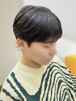 ビッケメンズヘア(Vicke Men's hair)&nbsp;シースルーマッシュセンターパートダウンパーマニュアンスパーマ
