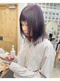 ミディアム/ブリーチカラー/ラベンダーカラー