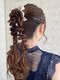 ソルテ(Sorte)の写真/結婚式やパーティーなど特別な日はプロのヘアメイクでとびきり可愛く♪崩れにくいセットで一日中華やかに◇