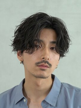 フィフス(fifth) フェザーパーマショートセンターパートニュアンスパーマfifth