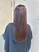 リュネッツ あざみ野店(lunettes)&nbsp;【白髪ぼかし】ハイライトピンクベージュ×つやつや髪質改善