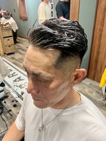 スタンドバーバー 柏(STAND BARBER)&nbsp;スペインカール/スパイキーショート/ブルーブラック
