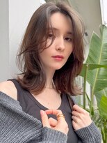 トルネード(TORNADO) 外国人風レイヤーロブカーテンバング n7.6.21