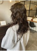 ロング×スパイラルパーマ