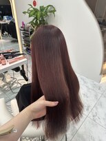 ロンドルピナス 小倉(Lond Lupinus) ミディアムヘア暗めカラー/デザインカラー/フェイスフレーミング