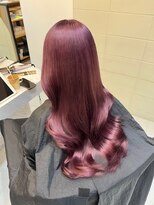髪屋 紬 ピンクラベンダー/ダブルカラー/バイカルテ