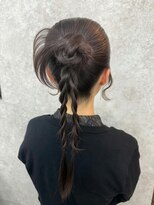 ラビス(Lovis)&nbsp;黒髪カタログ/オリーブグレー/小顔ヘア/ココアベージュ