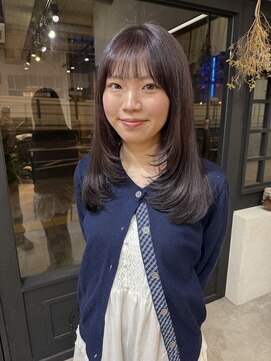ノエル 池袋店(noel) ブリーチなしダブルカラー'ラベンダーブラウン