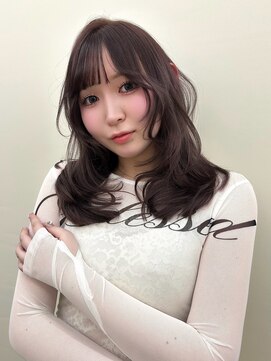 ロンドイディールバンダイ 新潟万代(Lond ideal) ミディアムレイヤー×ショコララベンダー♪