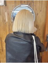 ザ ドッツ(THE DOTS)&nbsp;ボブ　抜きっぱなし　ブロンド　ミルクティー　タッセルボブ