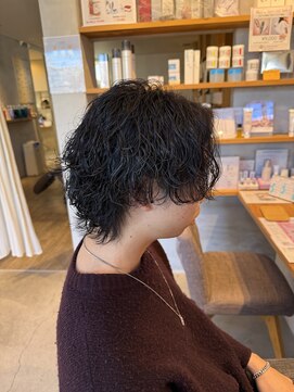 メンズクル(men's quru.) 波巻きパーマ波巻きツイストスパイラルパーマメンズウルフ勝川駅