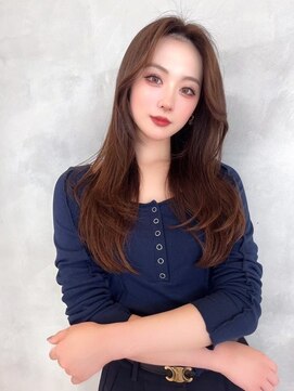 ジーナ 名駅(XENA.) 顔周りで印象チェンジ!面長をカバーする韓国風カット