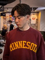 グラッドマンズカットクラブ 立川(GLADMAN'S CUT CLUB) フェザーパーマテーパーフェード立川メンズ
