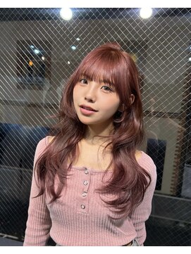 ウィリートーキョー 渋谷(WELLY TOKYO) チェリーレッド/ブリーチ無し/ダブルカラー/レイヤーカット