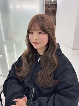 コア プラス 立川(COA PLUS) 透明感カラー髪質改善ダブルカラー韓国レイヤーカット前髪顔周り