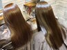髪質改善★★☆カット+艶髪カラー+髪質改善4stepトリートメント￥12000⇒10900
