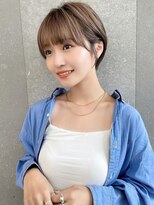 ロンド ロワール 門前仲町(Lond Loire)&nbsp;30代40代50代グレージュデザインカラーハッシュカットレイヤー