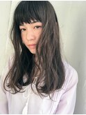 学生限定　ど直毛の子がパーマかけても違和感無し　エアウェーブ