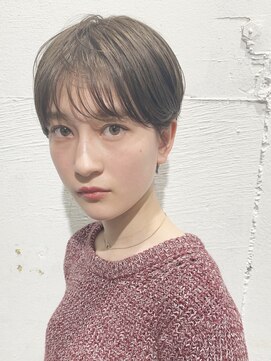 ノラキチジョウジ(NORA KICHIJOJI) 大人かわいいフリンジウェーブボブ#前髪#ココアブラウン