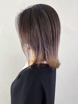 アイティー バイ アルバム 中野店(IT by ALBUM)&nbsp;ハイライトグラデーション_ボブルフピンクベージュ_ba309262