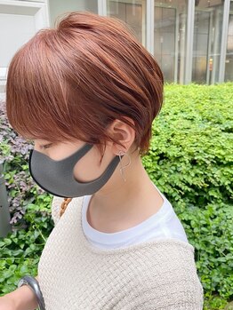 ヘアーアンドメイク ルシア 梅田茶屋町店(hair and make lucia)の写真/【梅田・茶屋町】周りと差がつくデザイン力！小顔に魅せる為の計算されたこだわりカットが大人気♪