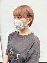 ブリックバイブレイス 千葉 千葉中央(brick by brace)&nbsp;ショートボブ×オレンジベージュ stylist渡邊雅哉