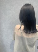 インナーカラー インナーカラーブルー セクションカラー