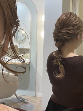 アンド ラ ブランシュ(&.La Blanche) 縮毛矯正/ストレート/くすみブルー/テラコッタ/大宮